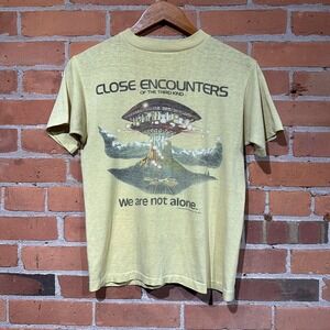 Vintage Close Encounters Of The Third Kind Movie Promo 1977 T Shirt Adult Small